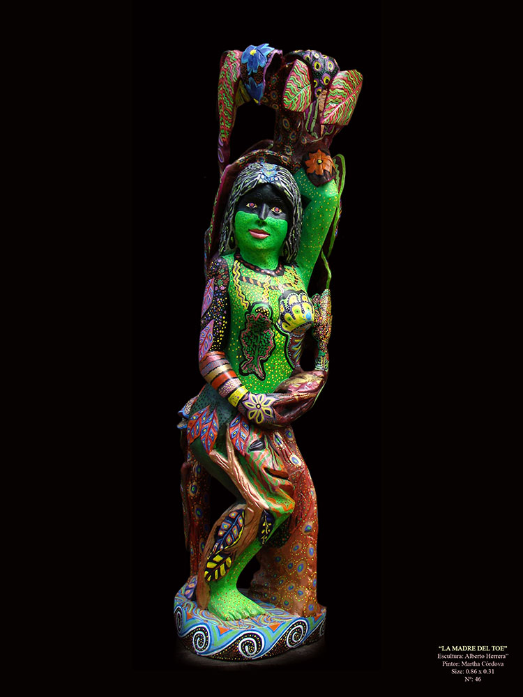 Association Onanyati sculpture La madre del toe