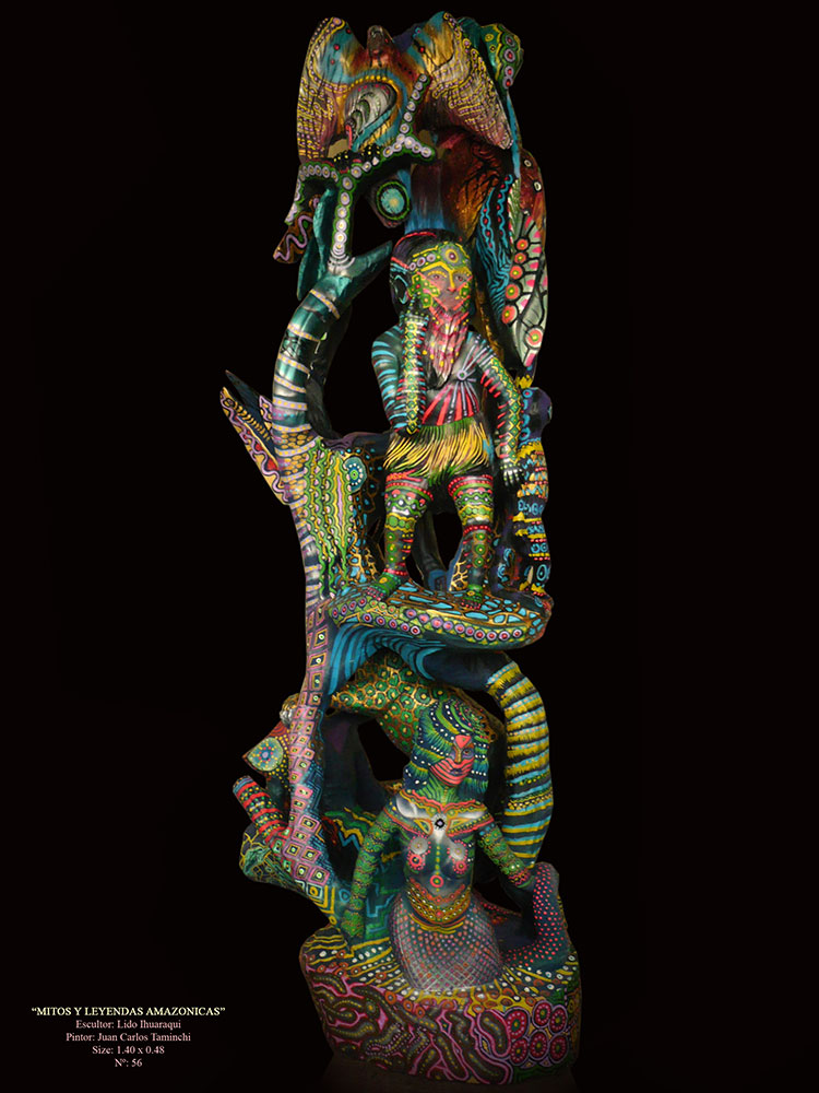 Association Onanyati sculpture Mitos y leyendas amazonicas