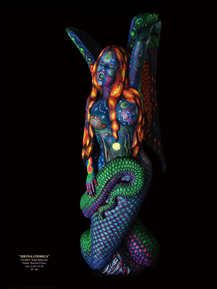 Association Onanyati sculpture Sirena cosmica