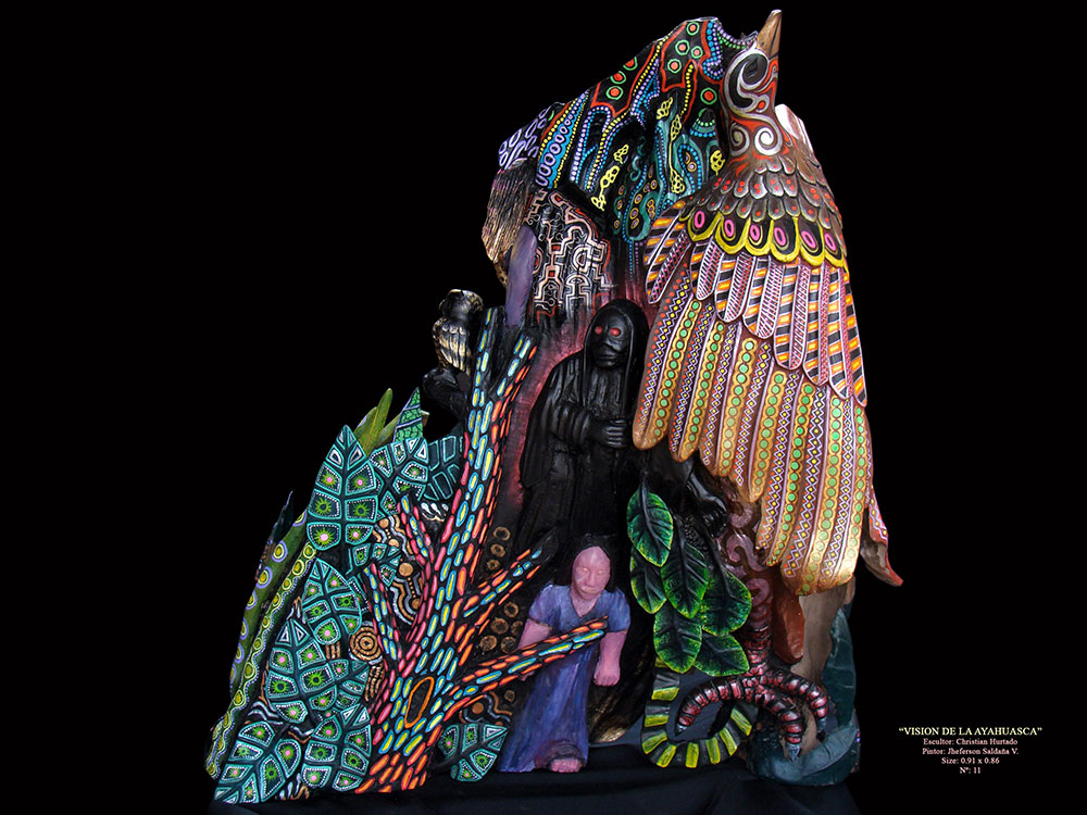 Association Onanyati sculpture Vision de la ayahuasca
